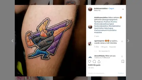 Los tatuajes de Duda Lozano Los tatuajes de Duda Lozano