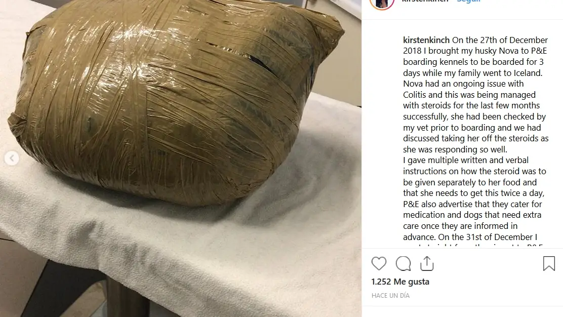 El post de Kirsten Kinch en Instagram