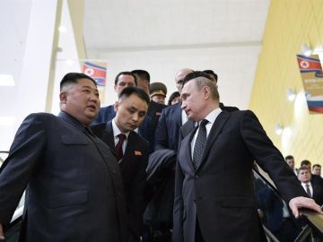 Kim Jong-Un y Putin