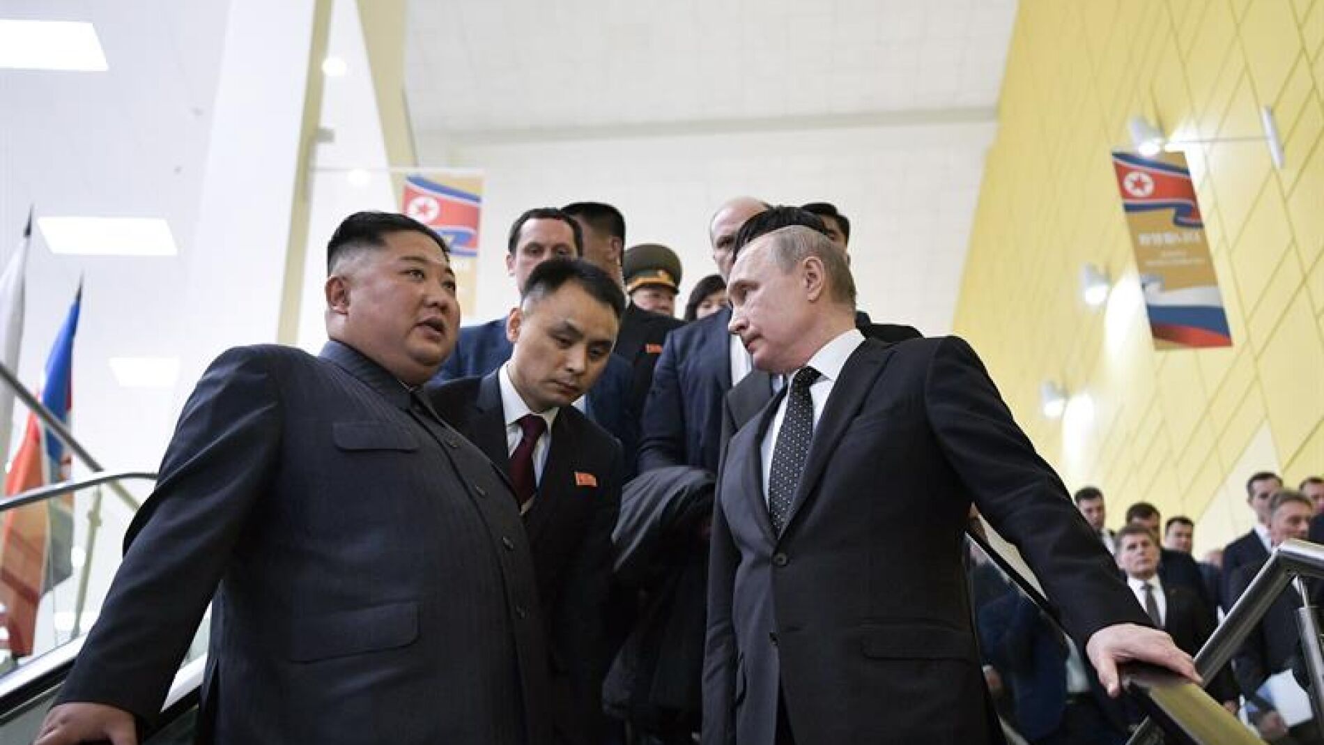 Kim Jong-Un y Putin