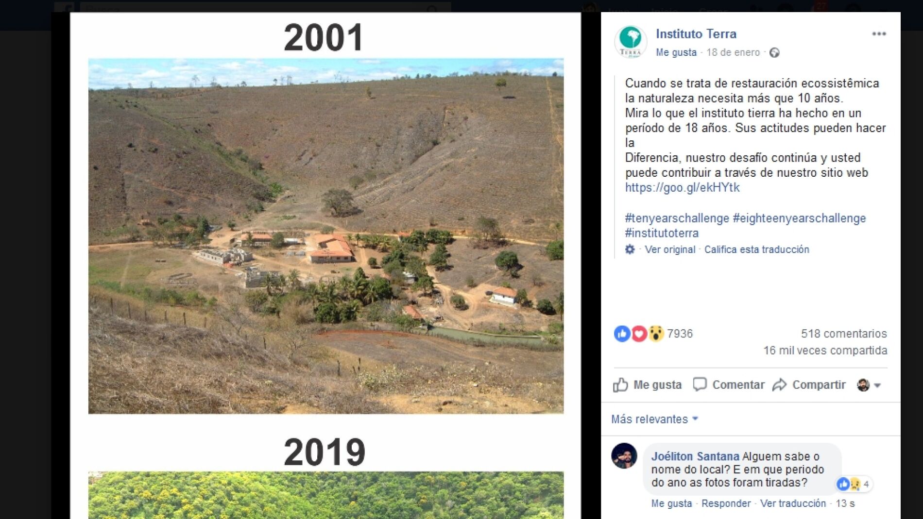 Imagen del Instituto Terra