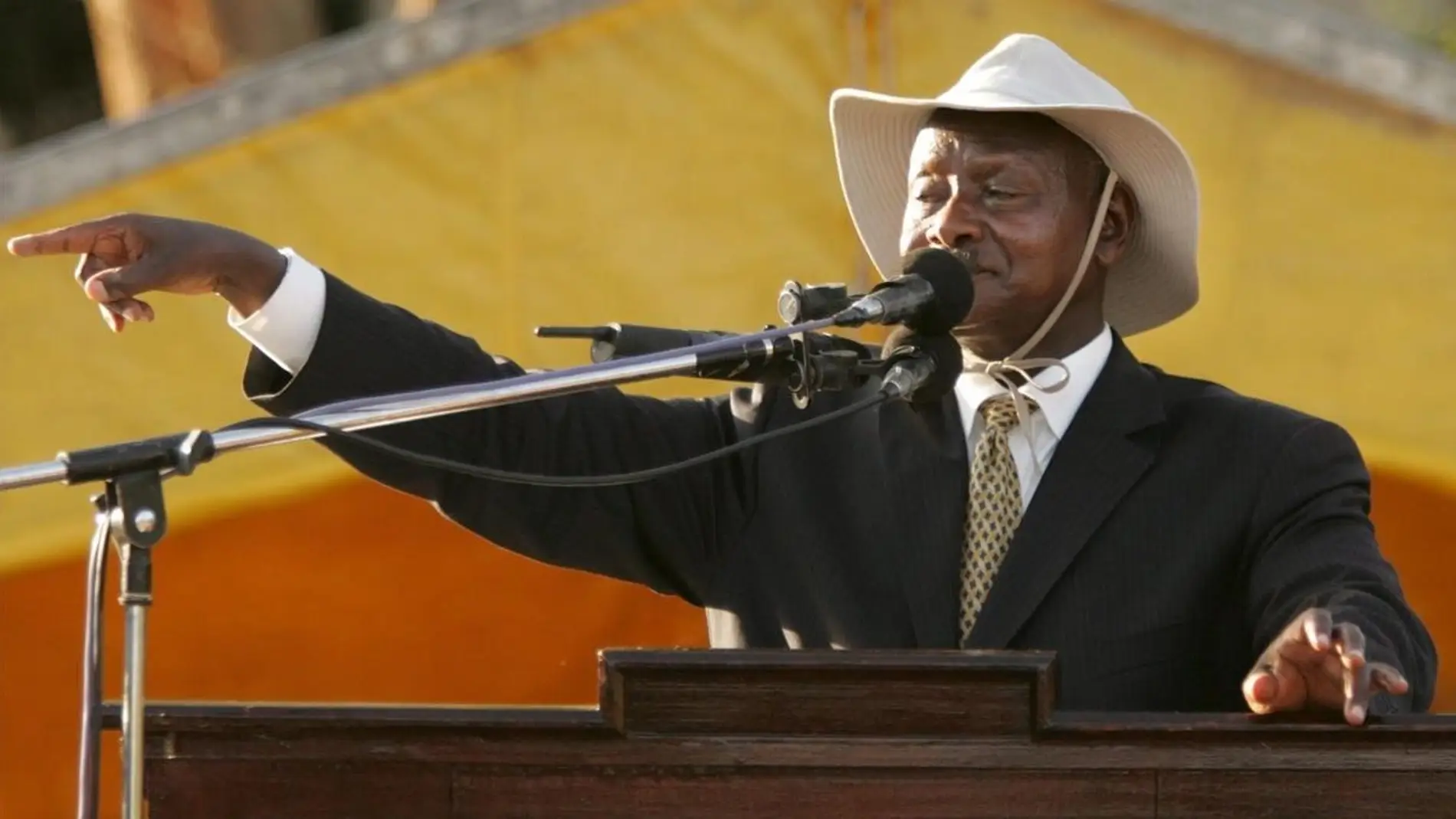 El presidente de Uganda, Yoweri Museveni