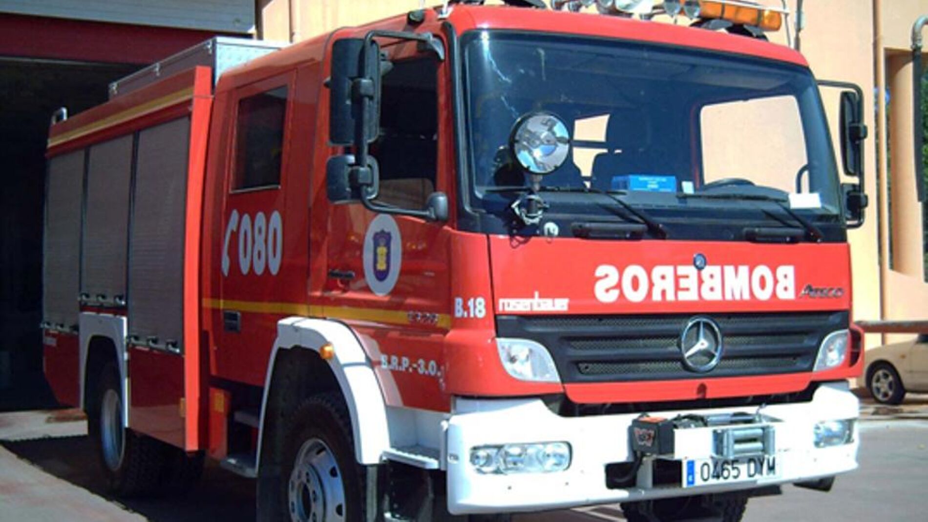 Cami&oacute;n de Bomberos de M&aacute;laga.