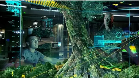Frame de la película 'Avatar'. Frame de la película 'Avatar'.