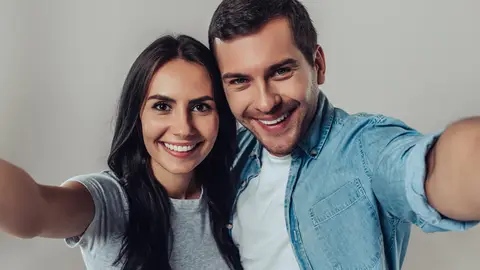 Selfie en pareja Selfie en pareja