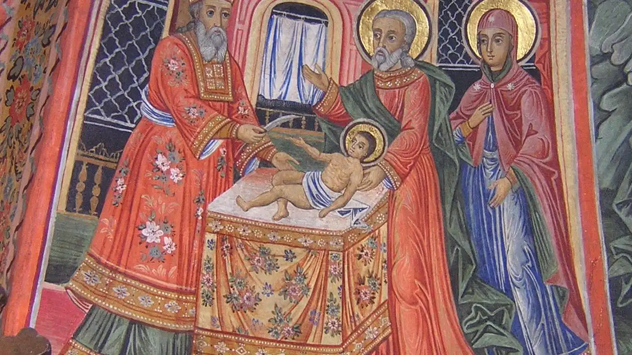 La circuncisión de Cristo, Monasterio Preobrazhenski, Bulgaria