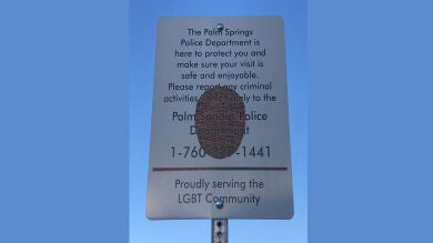 La calle donde la Policía tiene el orgullo de proteger a la comunidad LGTBI