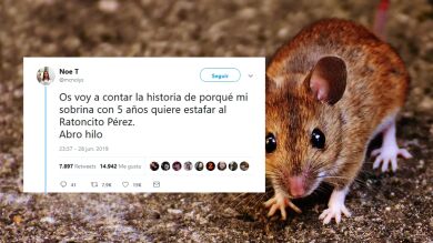 Una niña pretende hacerse rica estafando al ratoncito Pérez y su tía cuenta como en un genial hilo de Twitter