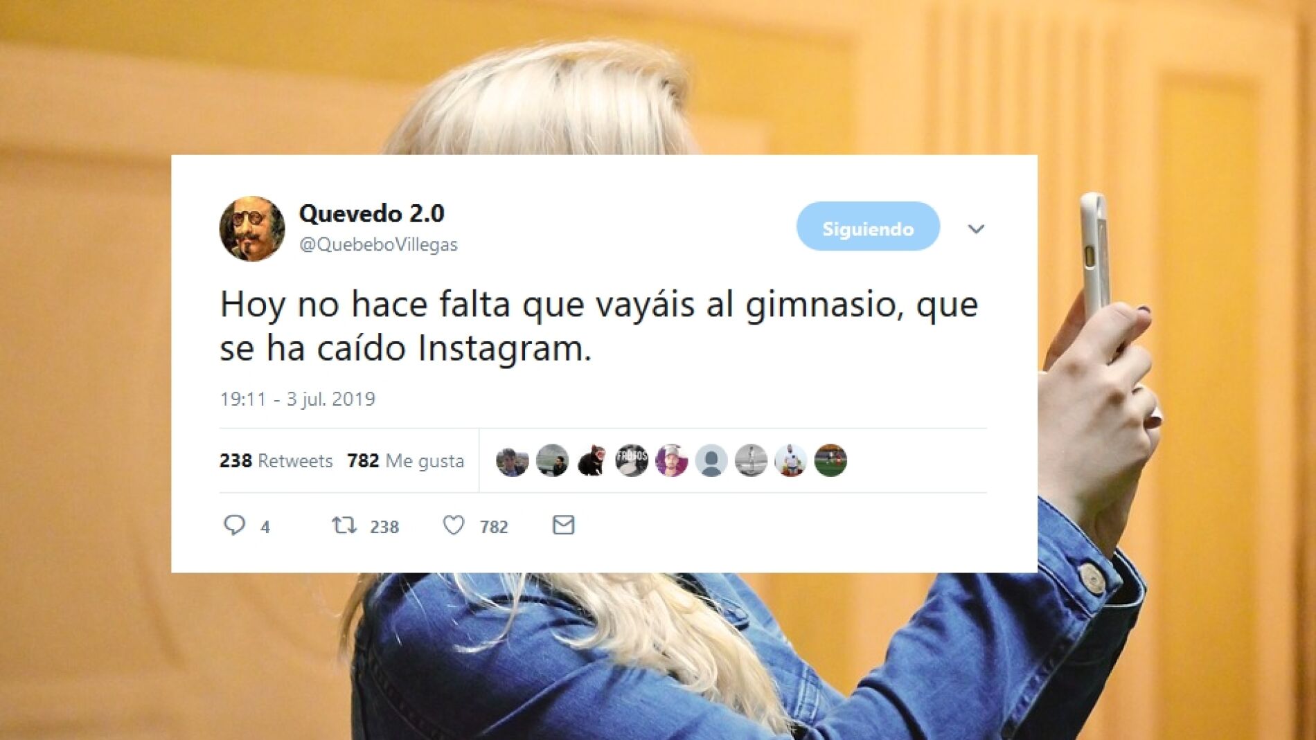 Memes de la ca&iacute;da de Facebook, WhatsApp e Instagram