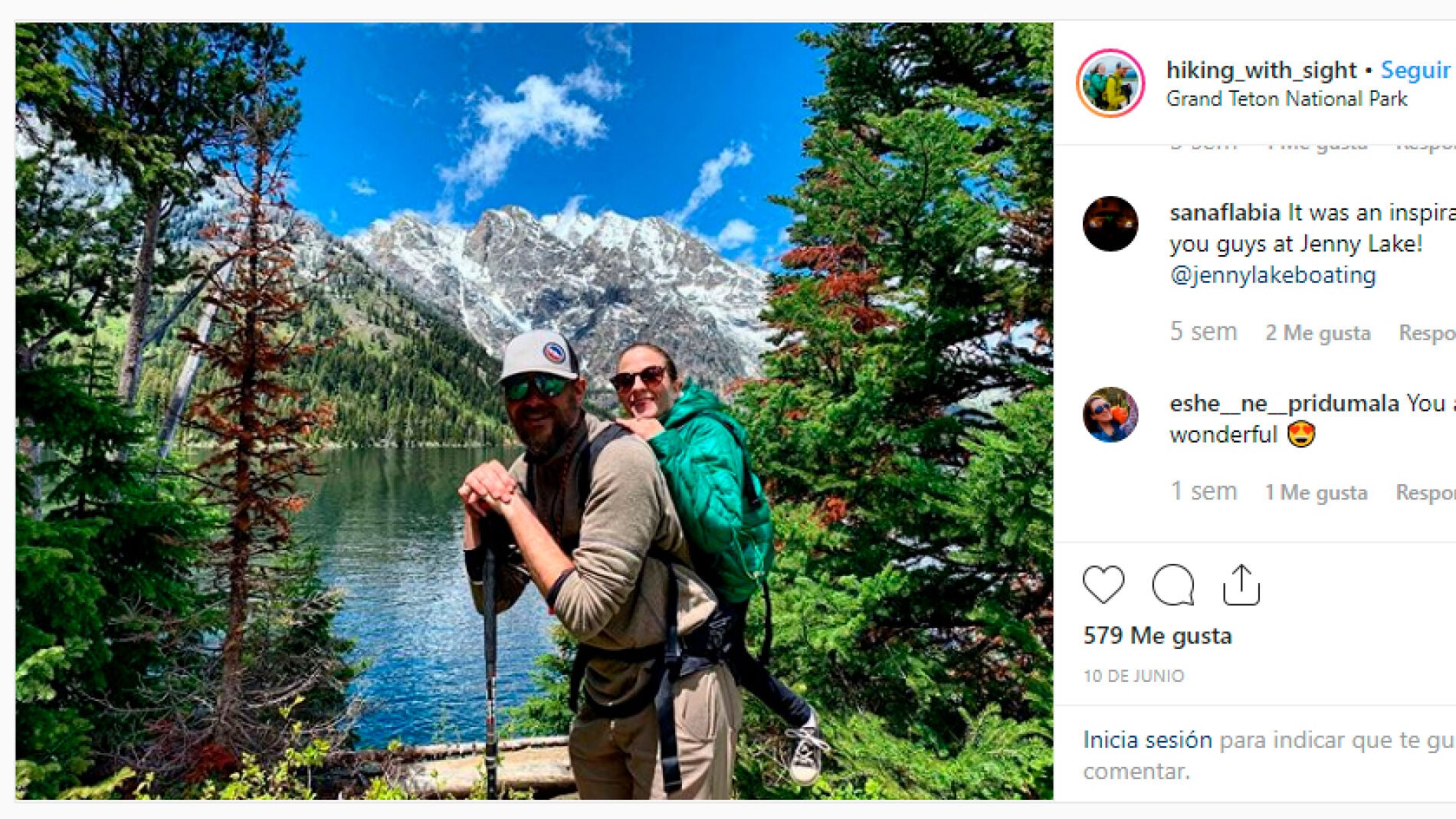 Melanie Knecht y Trevor Hahn.