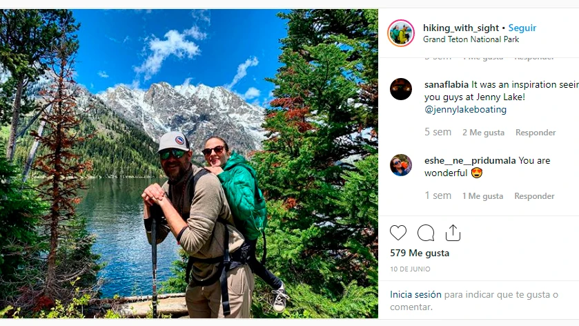 Melanie Knecht y Trevor Hahn.