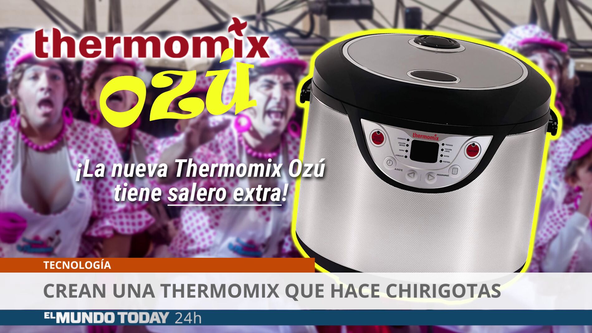 Crean una thermomix que hace chirigotas