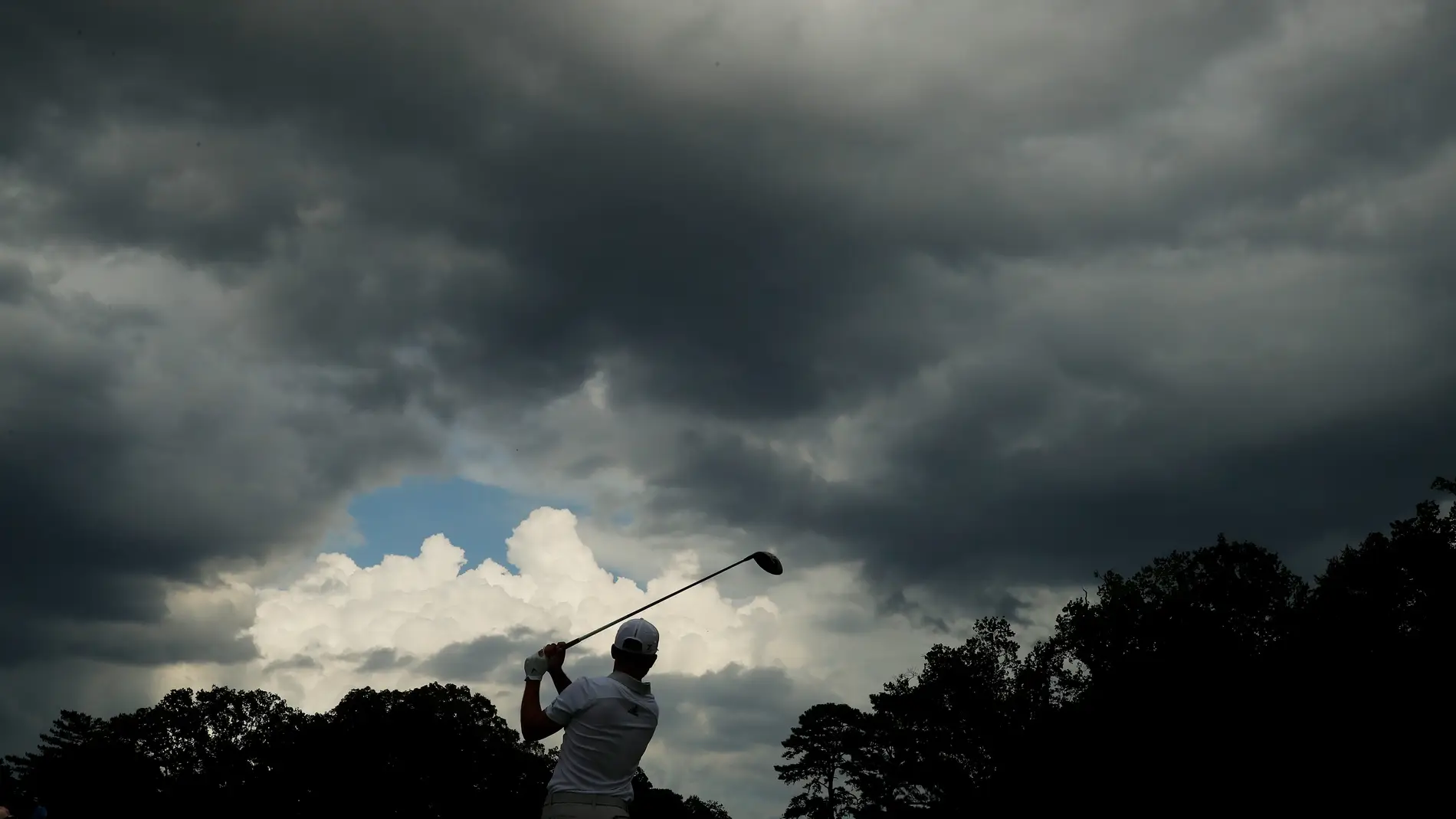 Nubes en el East Lake Golf Club de Atlanta