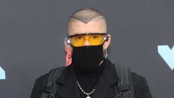 Bad Bunny en los MTV Video Music Awards.