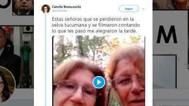 El hilarante vídeo de dos señoras argentinas perdidas en la selva: 