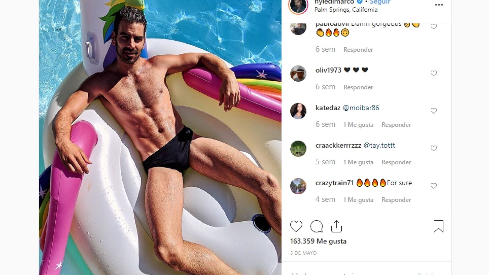 Legendarios macizos de Instagram: Nyle Di Marco