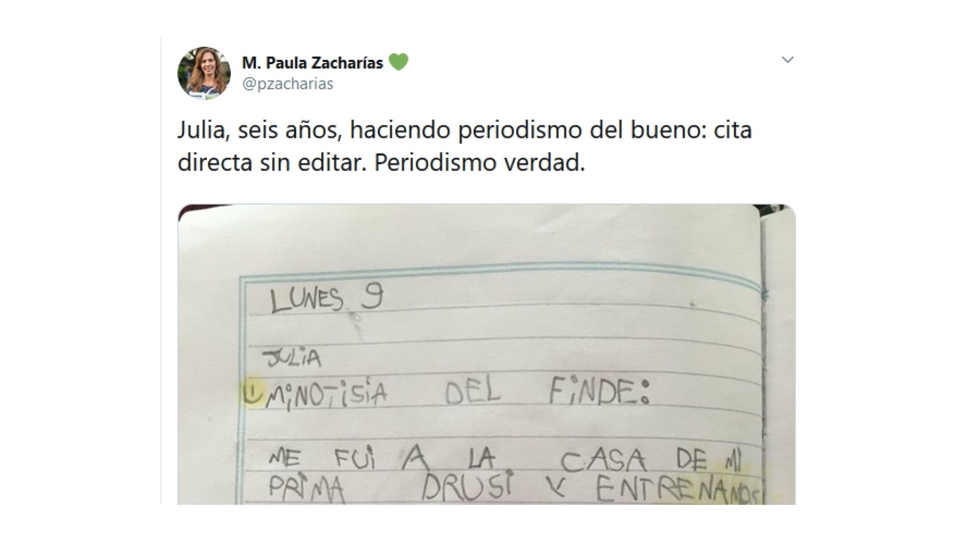 El tuit viral de @pzacharias
