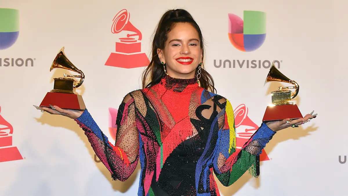 Rosalía se llevó dos premios en la gala de 2018