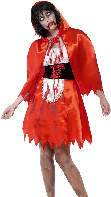 Disfraz de caperucita zombie Disfraz de caperucita zombie