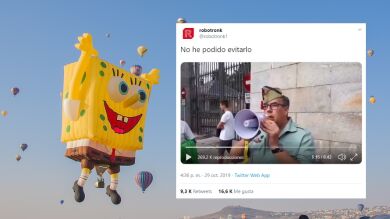 El montaje de la exhumación de Franco y Bob Esponja con el que no pararás de reírte