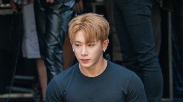 Wonho, en una visita a Los Angeles el pasado verano