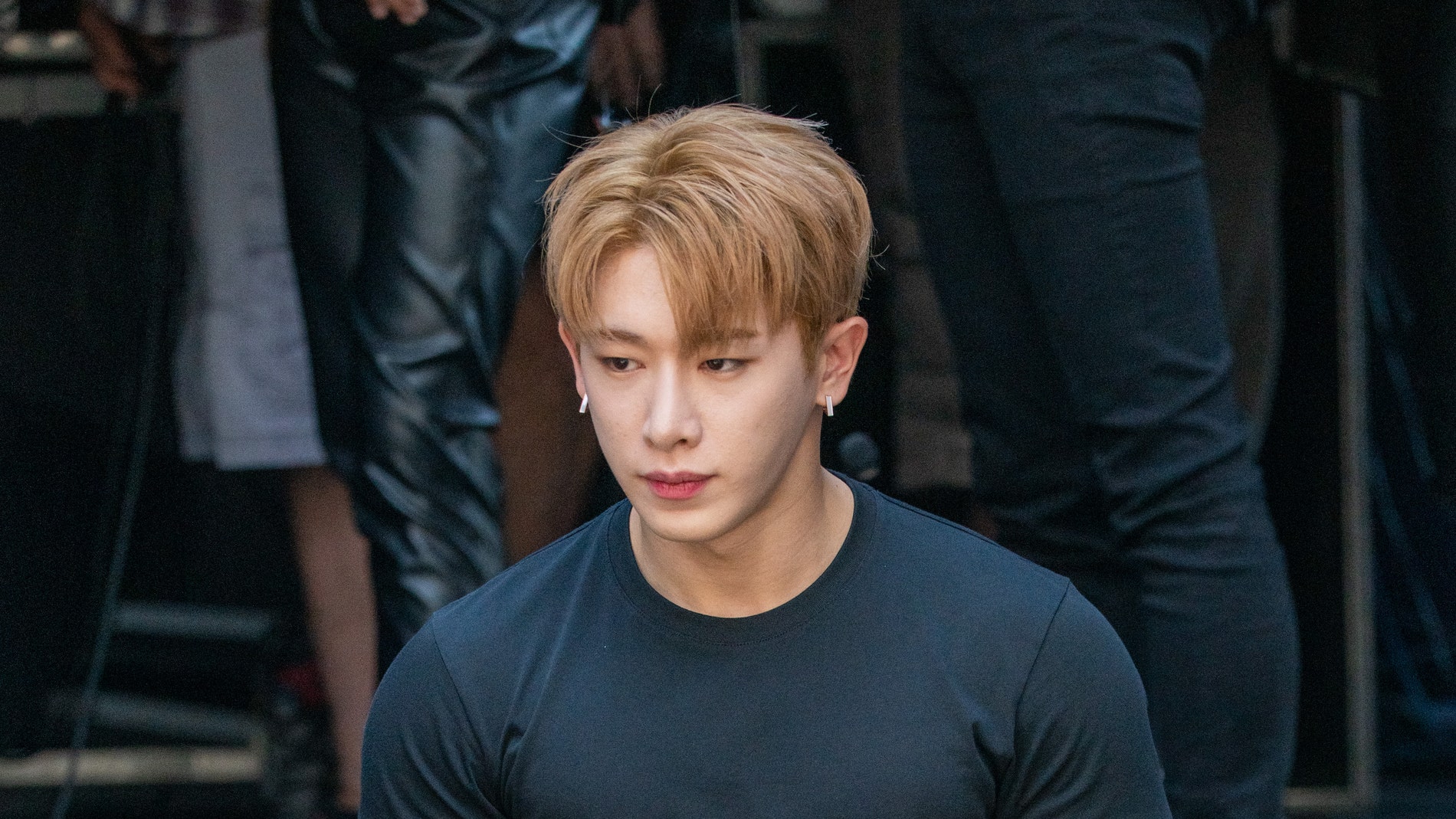 Wonho, en una visita a Los Angeles el pasado verano