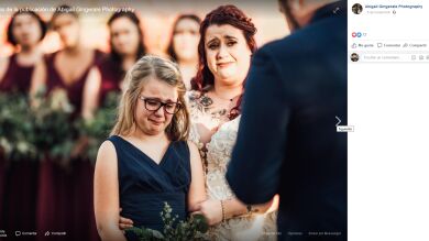 Se casó con la mujer de su vida y sorprendió a todos leyendo unos emotivos votos a su hijastra en la boda