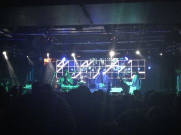 Quantic durante su concierto en Madrid
