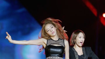 Goo Hara en un concierto de 2013 Goo Hara en un concierto de 2013