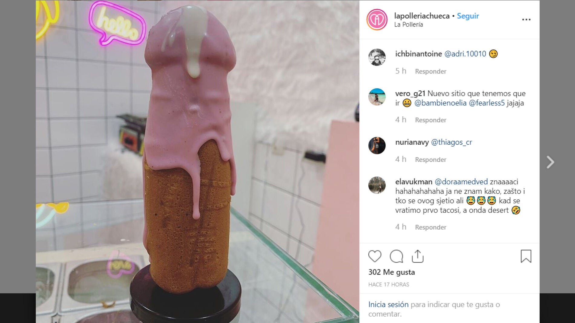 Pollofres: los gofres con forma de pene