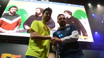 Willyrex y Ocelote en el torneo benéfico de Ibai