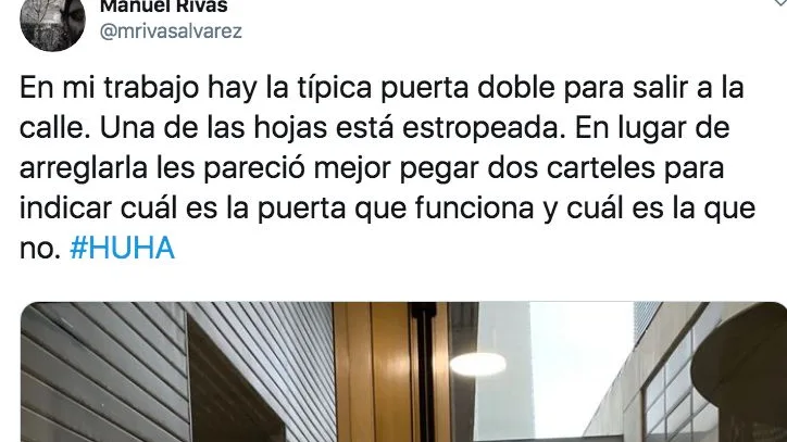 Pantallazo del twitter de Manuel Rivas Pantallazo del twitter de Manuel Rivas