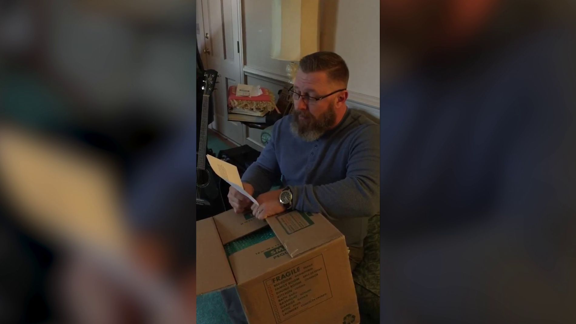 Un padre recibe un regalo especial