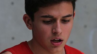 Alberto Ginés, el escalador de 17 años que competirá en los Juegos Olímpicos de 2020
