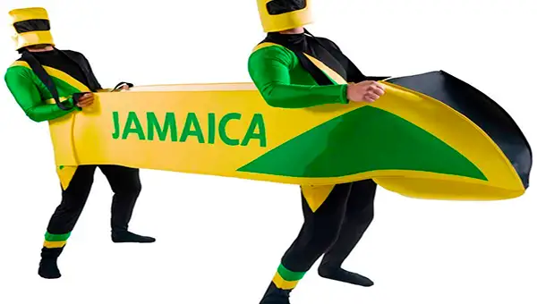 Disfraz del equipo de bobsled de Jamaica 