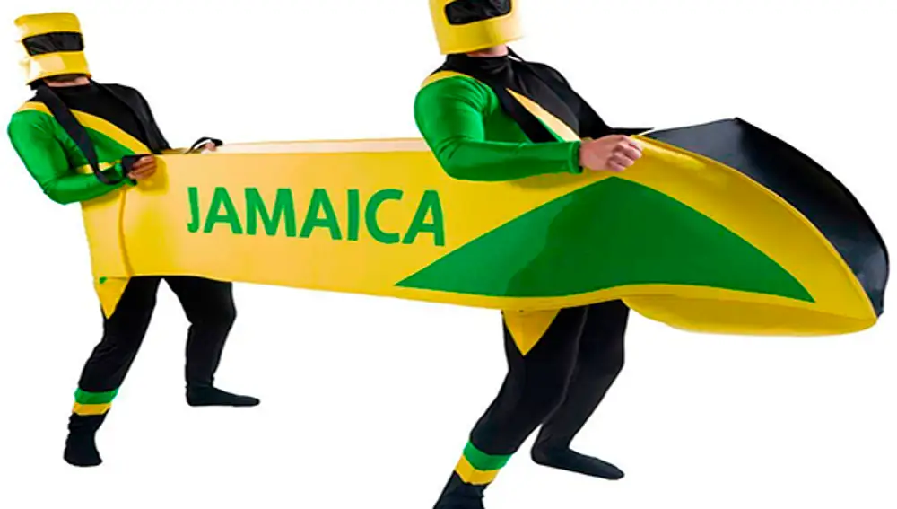 Disfraz del equipo de bobsled de Jamaica