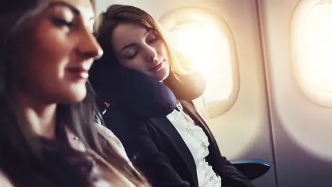 Dormir en un avión Dormir en un avión