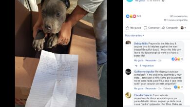 Un niño deja a su perro con una nota en un refugio y deja sin palabras a todo el mundo