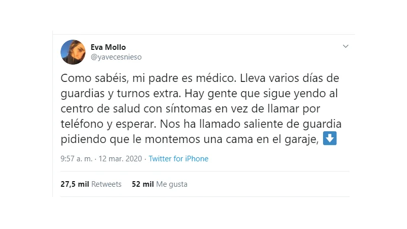 Twitter de @yavecesnieso