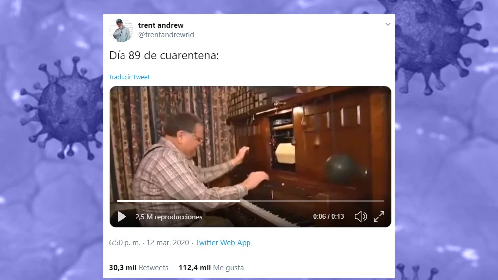 Tuit de @trentandrewrld