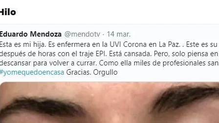 Tuit de @mendotv
