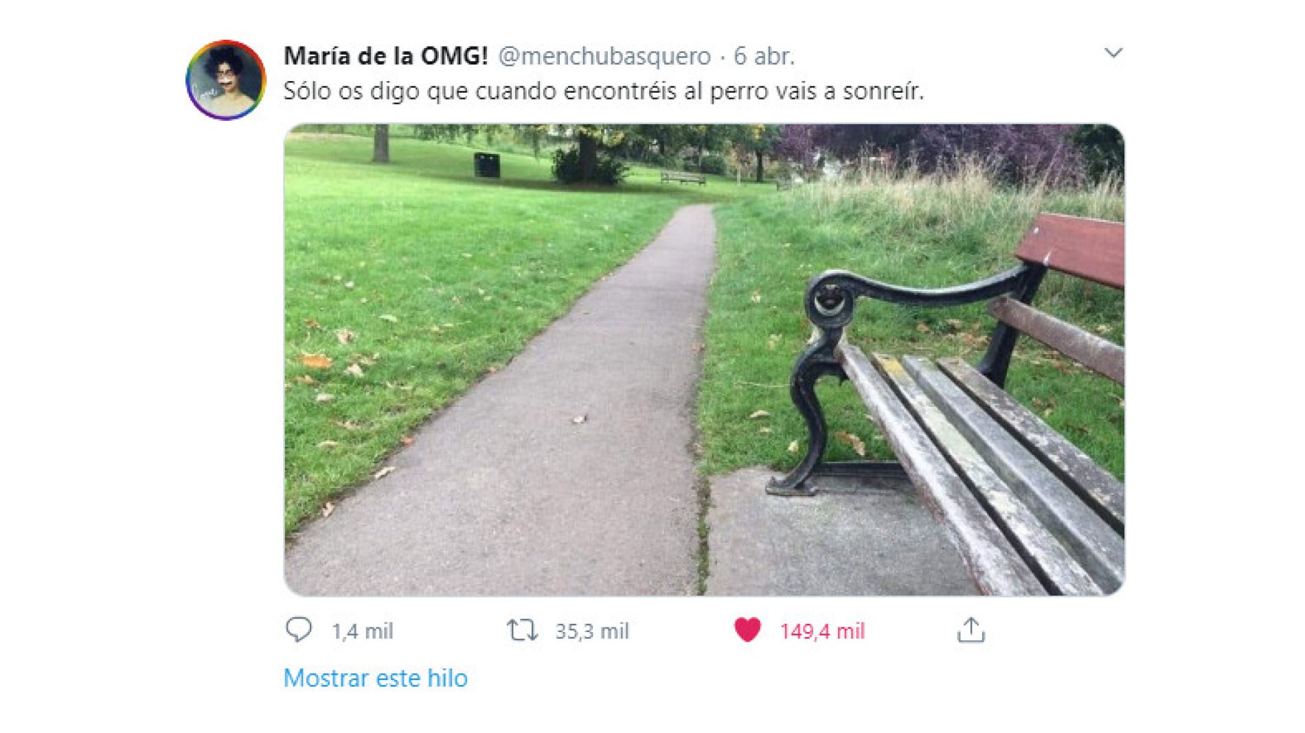 Tuit de @menchubasquero