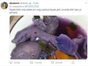 El misterio de la repugnante sopa morada que ha revolucionado Twitter