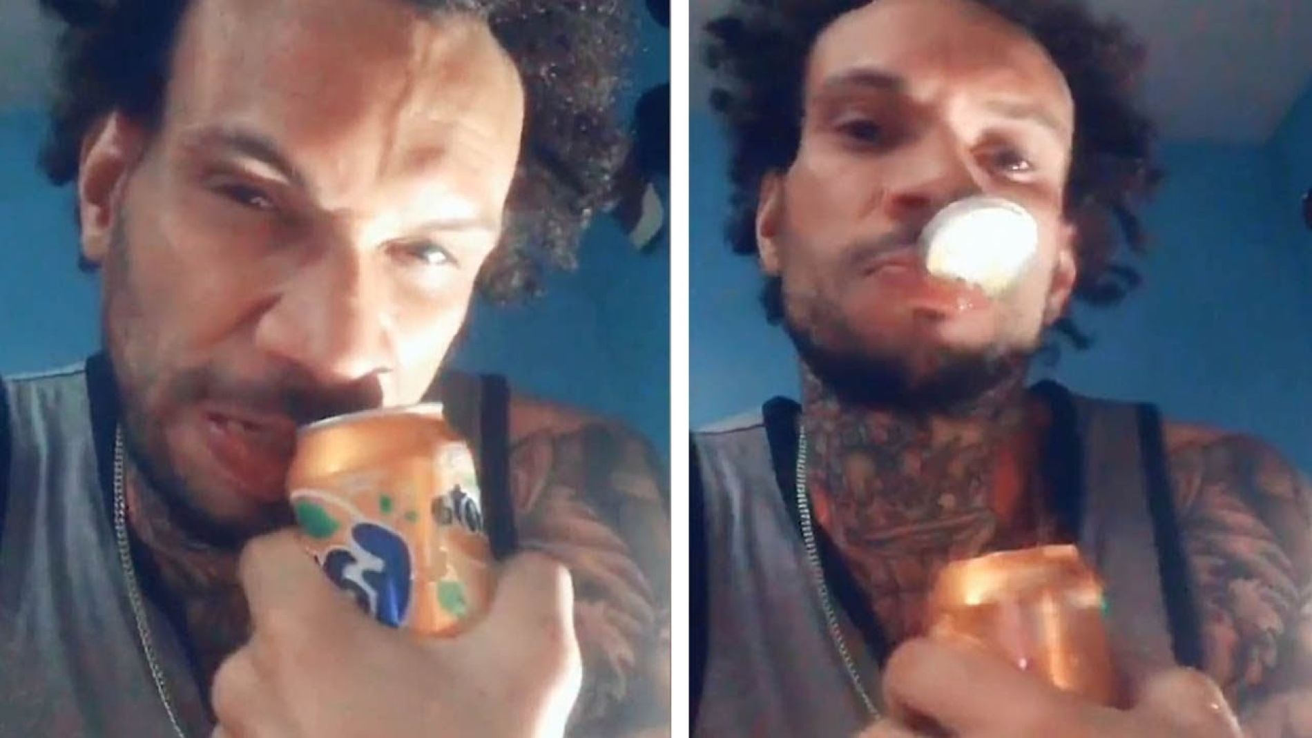 Abre latas con la boca