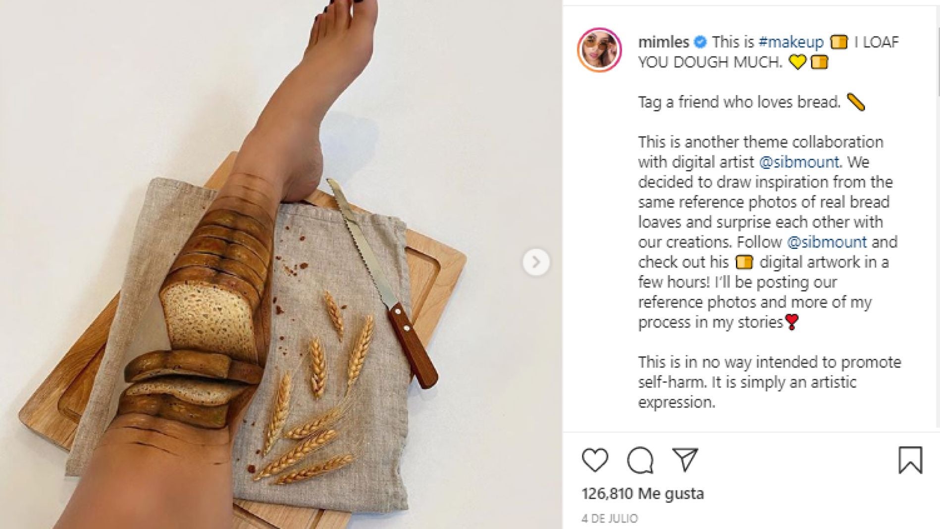 Instagram de @mimles