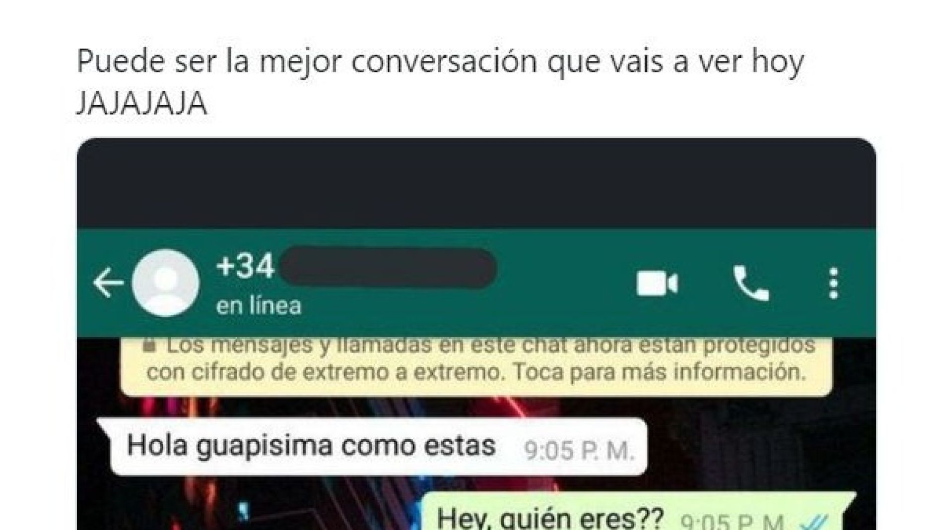 Conversaci&oacute;n WhatsApp de @beeeaa11