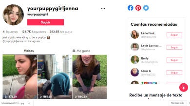Una chica deja su trabajo para dedicarse a ser un perro en redes sociales 