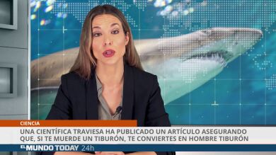 Una cientifica traviesa publica un artículo en el que asegura que si te muerde un tiburón te conviertes en hombre tiburón