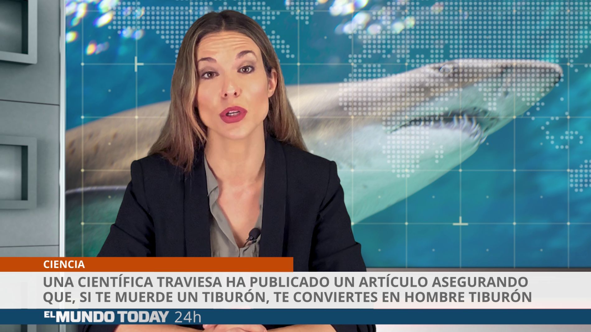 Si te muerde un tibur&oacute;n, te conviertes en un hombre tibur&oacute;n