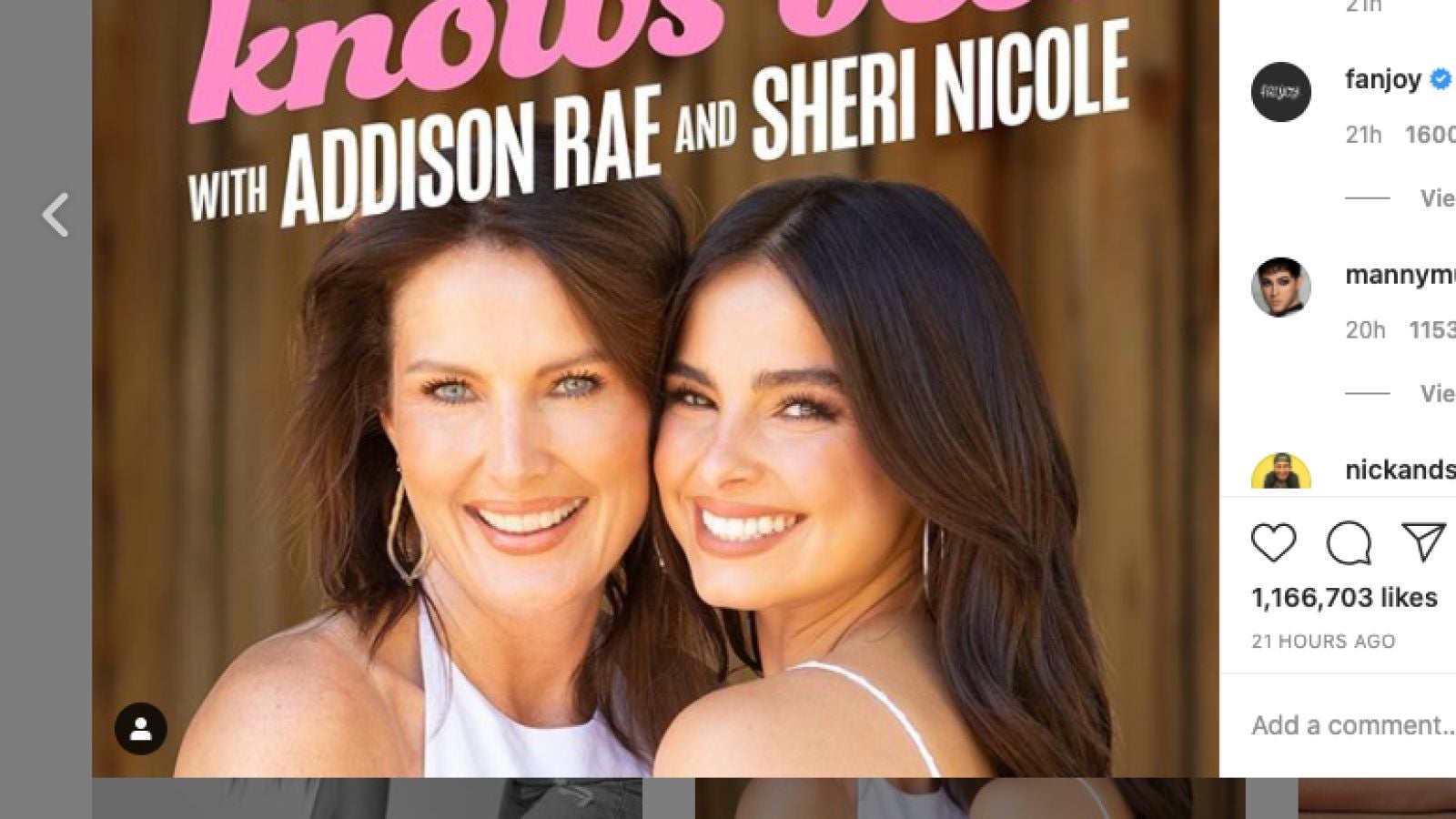 Addison Rae en Spotify: todo sobre su nuevo podcast junto a su madre